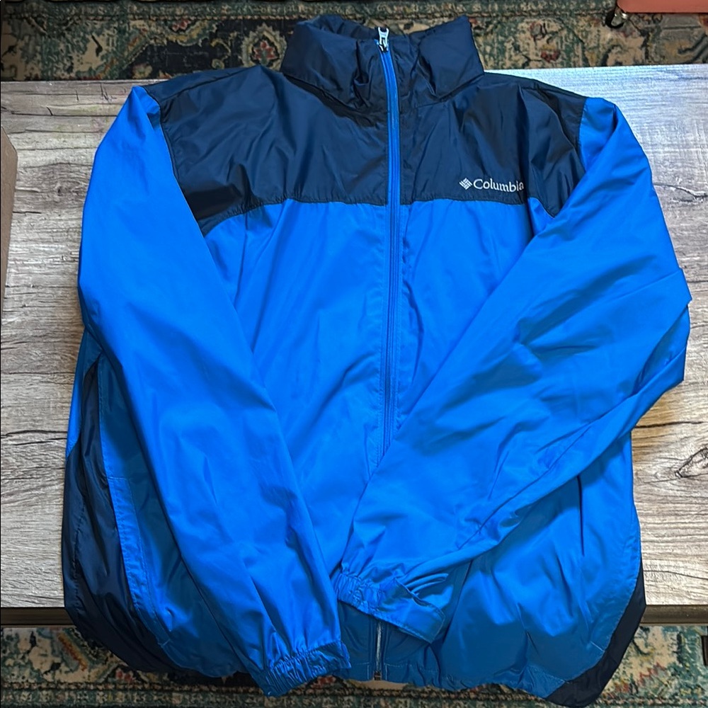 Columbia Two-Tone Blue and Black Jacket